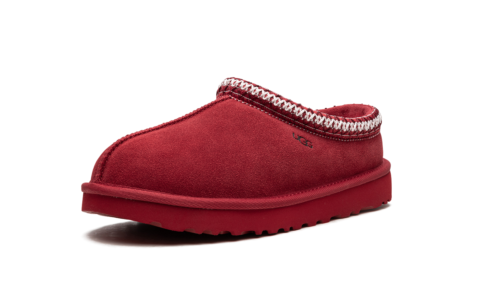 ugg tasman slipper samba red women s+5955-SRTL+left diagnol single view