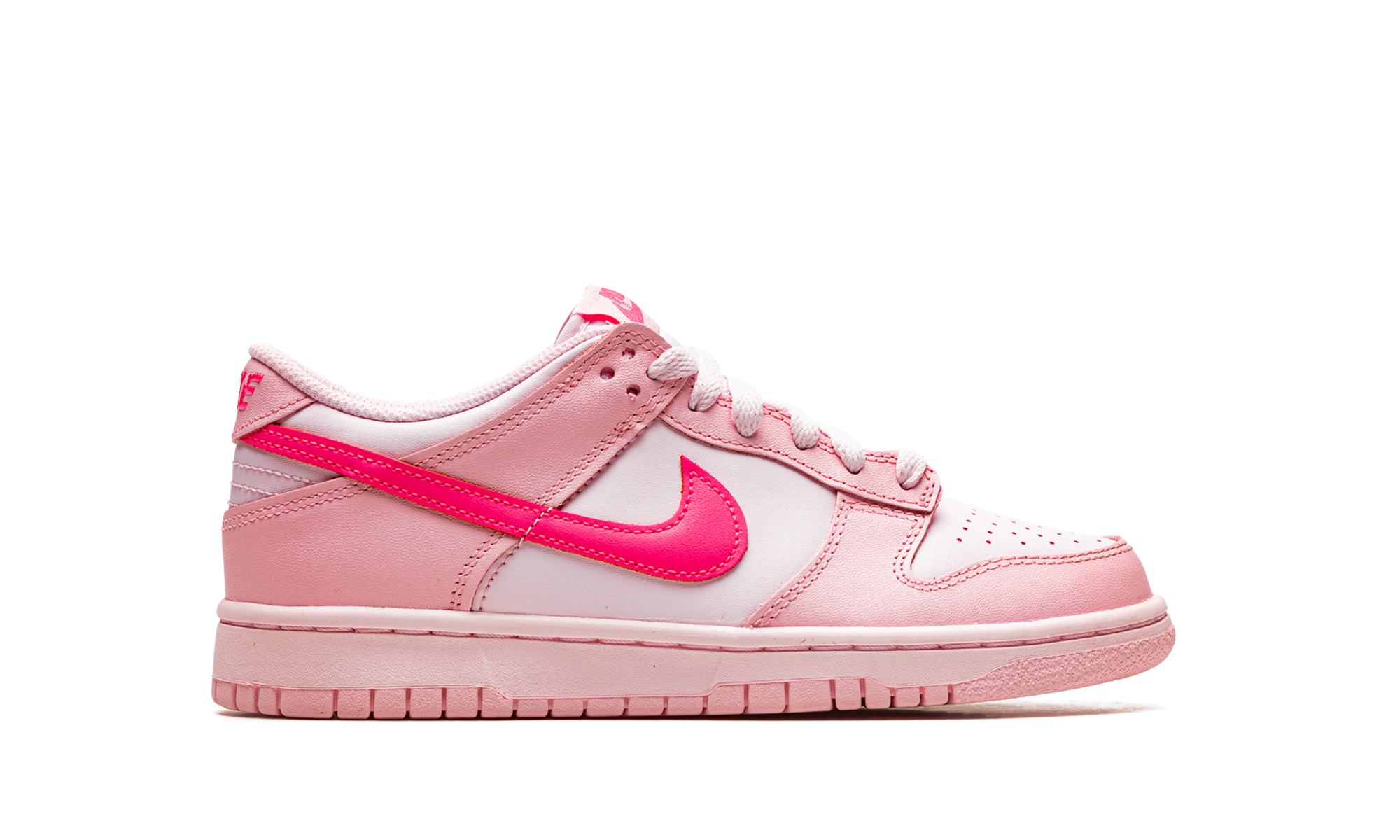 nike dunk low triple pink gs+DH9765-600+right view