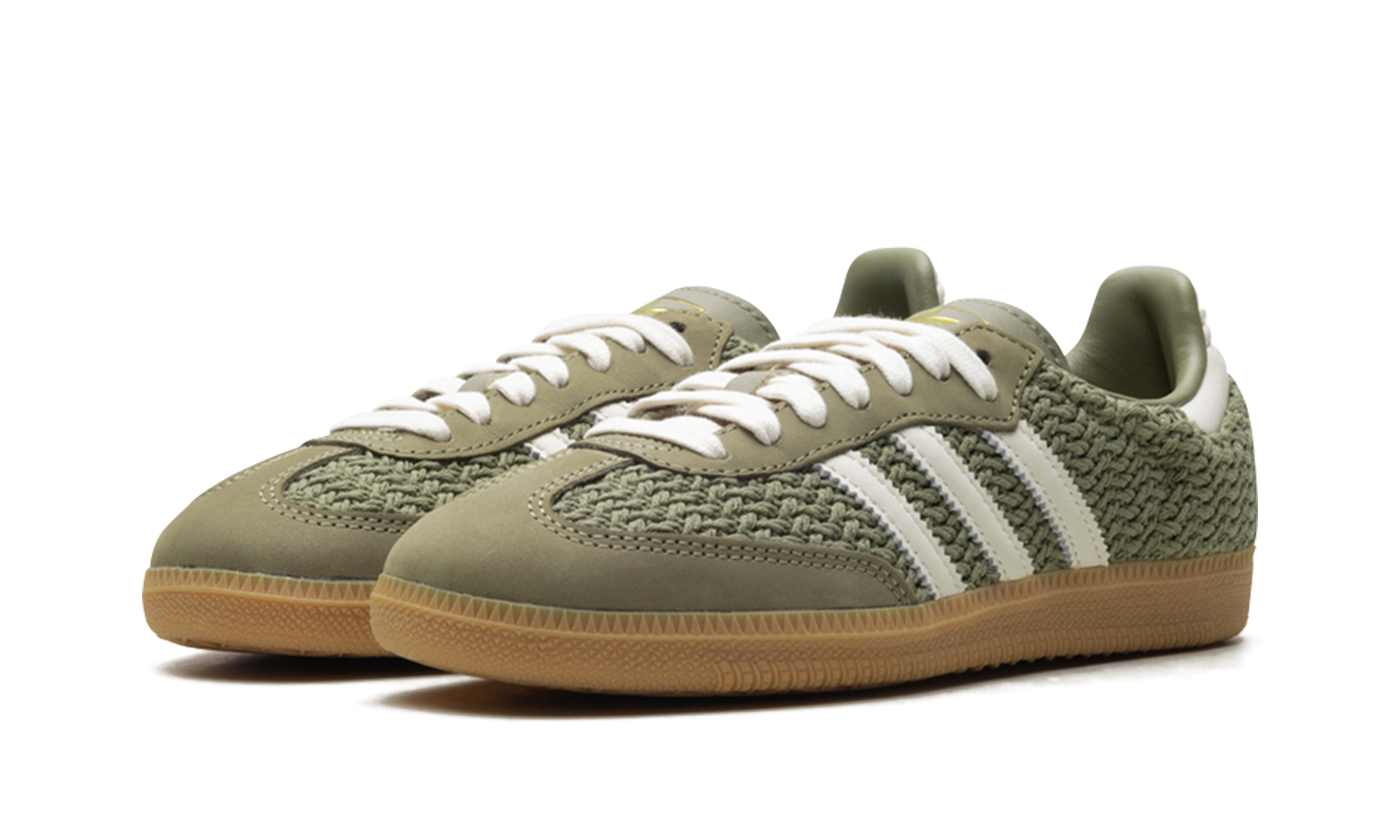 adidas samba og crochet pack orbit green womens+JR9447+diagnol left view