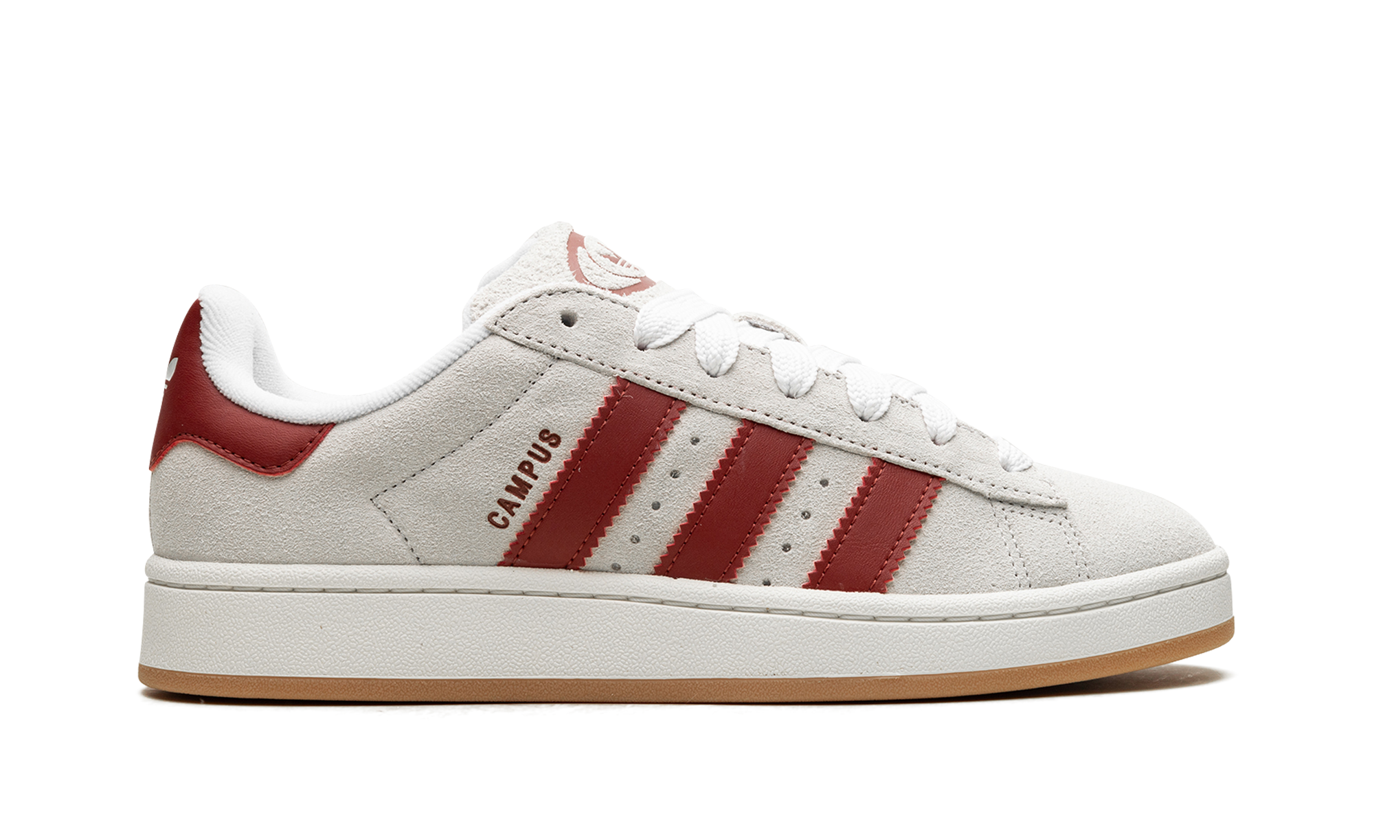 adidas campus 00s crystal white preloved ruby womens+JQ7783+right view