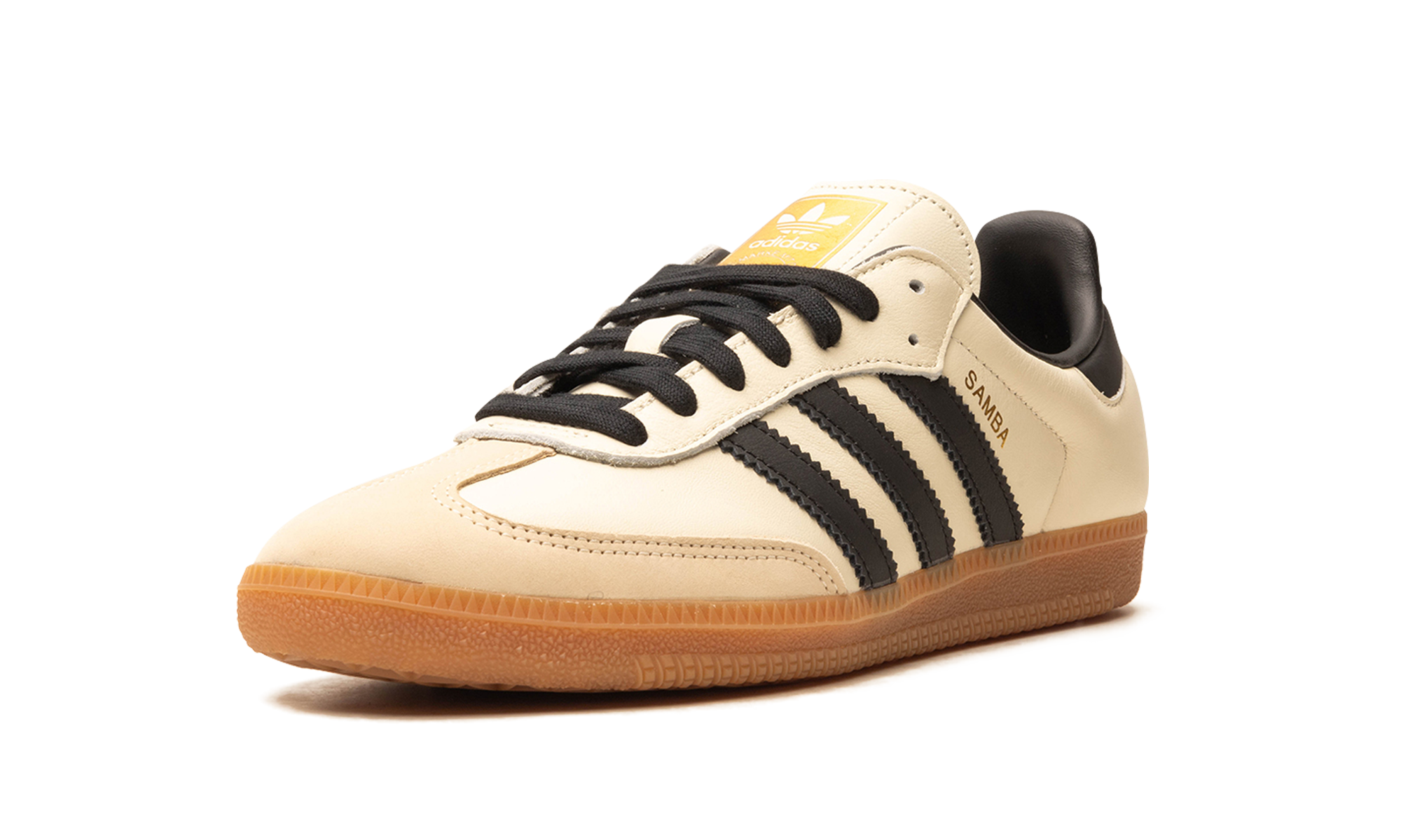 adidas samba og cream white sand strata women s+ID0478+left diagnol single view