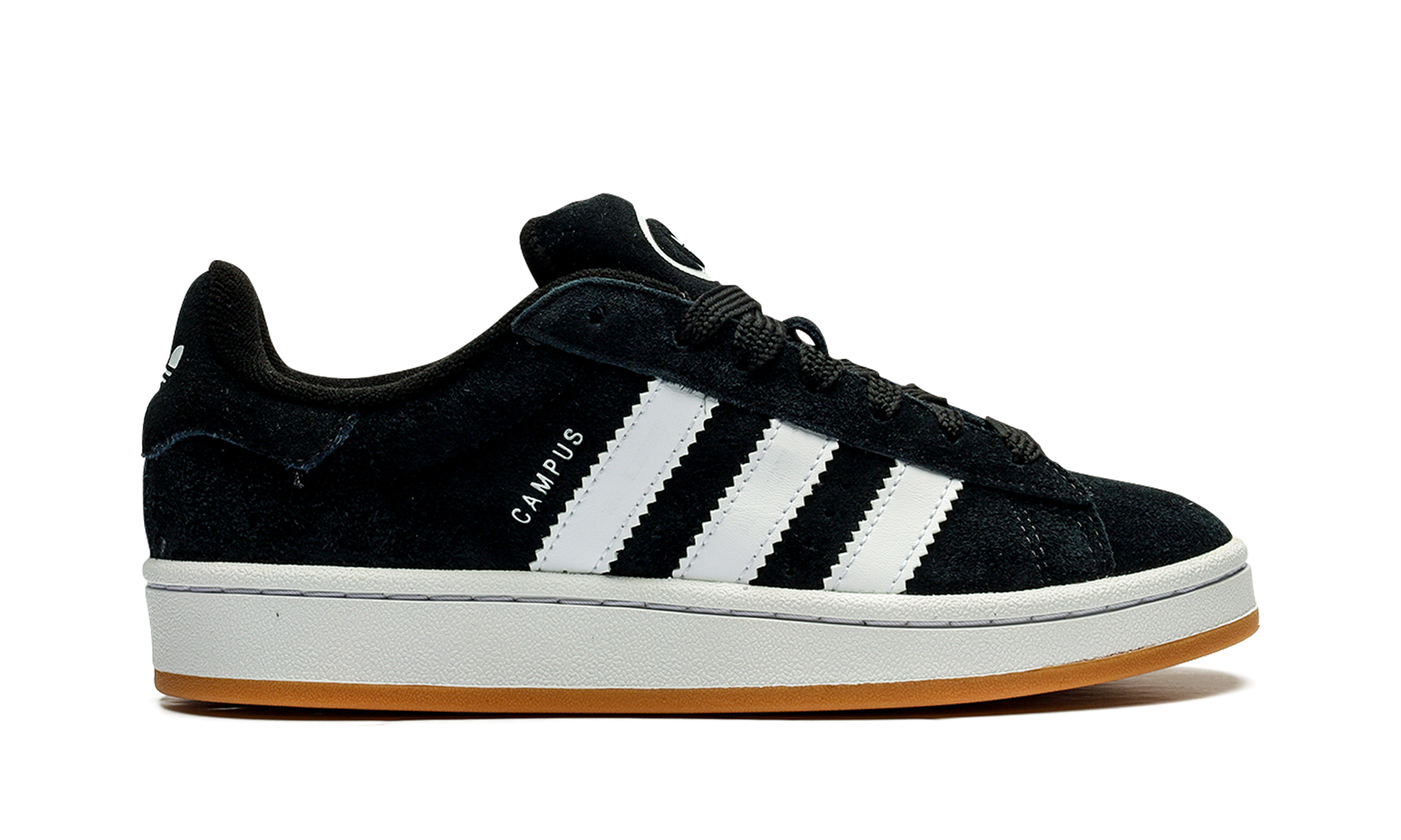 adidas campus 00s black white gum kids+HQ6638+right view