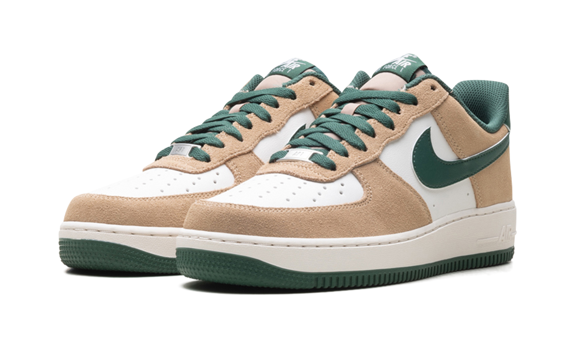 nike air force 1 07 lv8 rattan phantom fir+FQ8714-203+diagnol left view