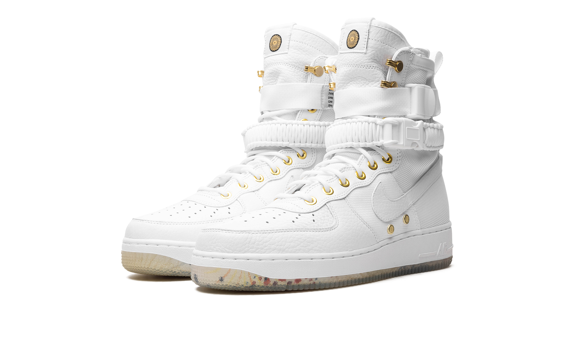 nike sf air force 1 high lunar new year 2018+AO9385-100+diagnol left view