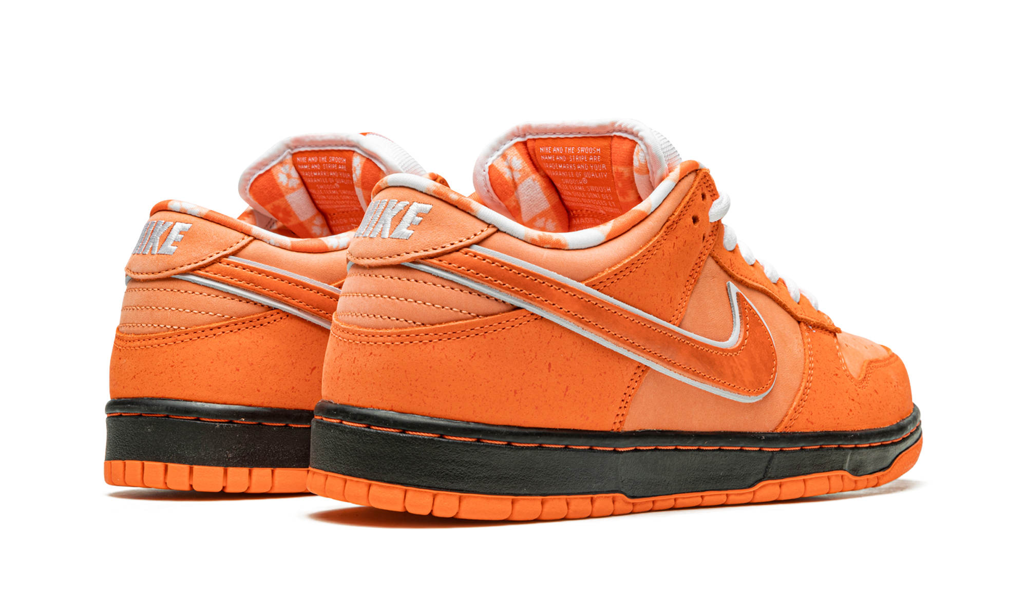 nike sb dunk low concepts orange lobster+FD8776-800+diagnol right behind view
