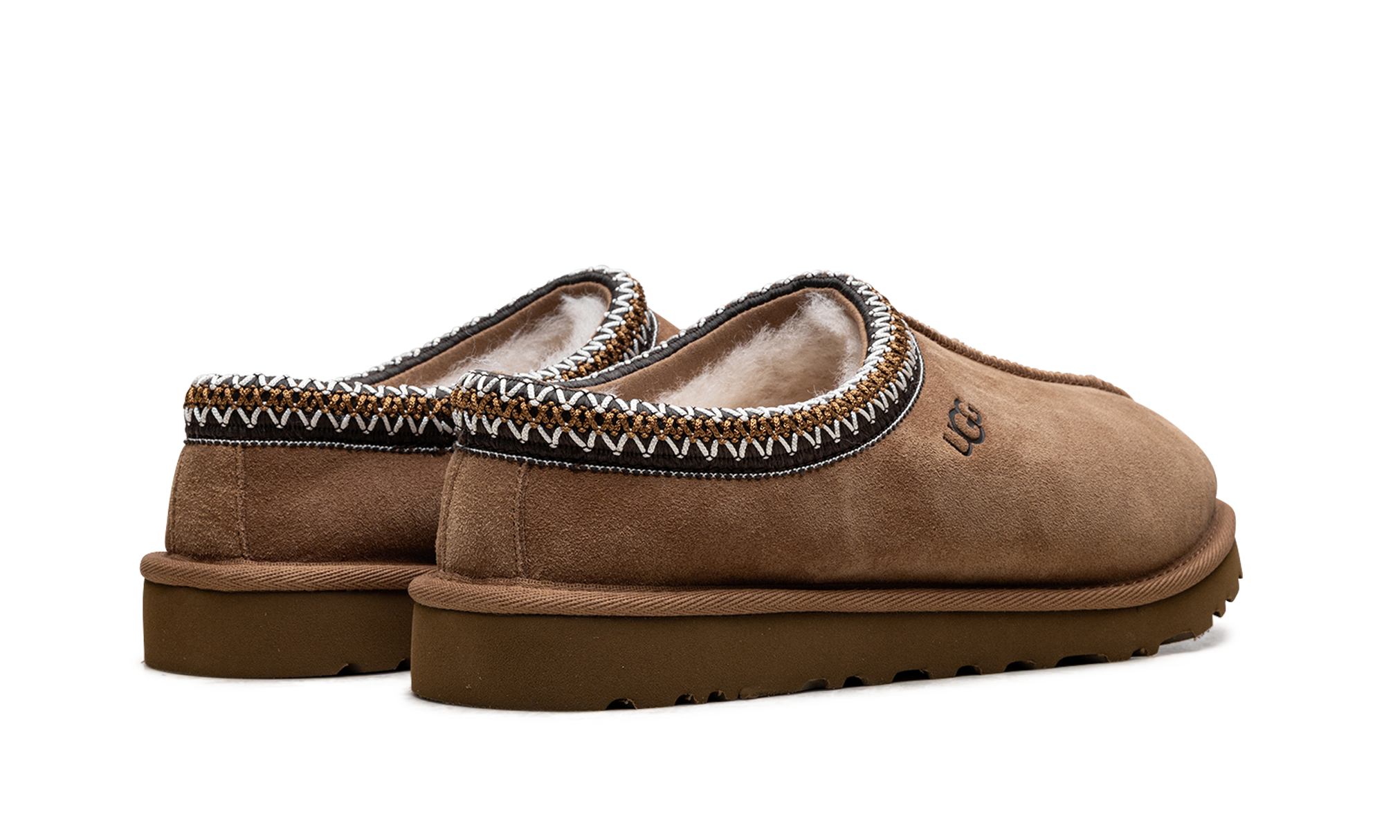 ugg tasman ii slipper chestnut+1174671-CHE+diagnol right behind view