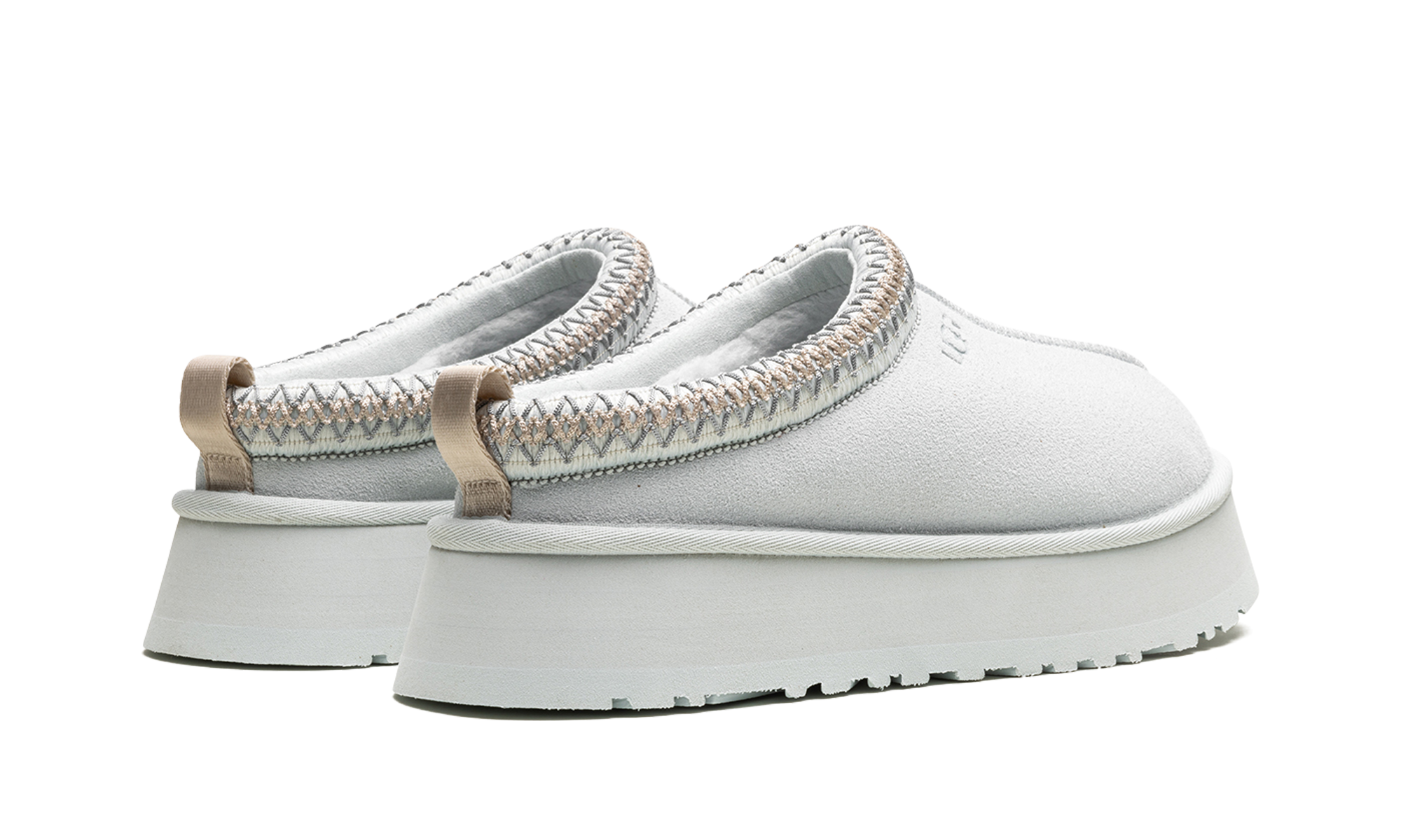 ugg tazz slipper goose women s+1122553-GOO+diagnol right behind view