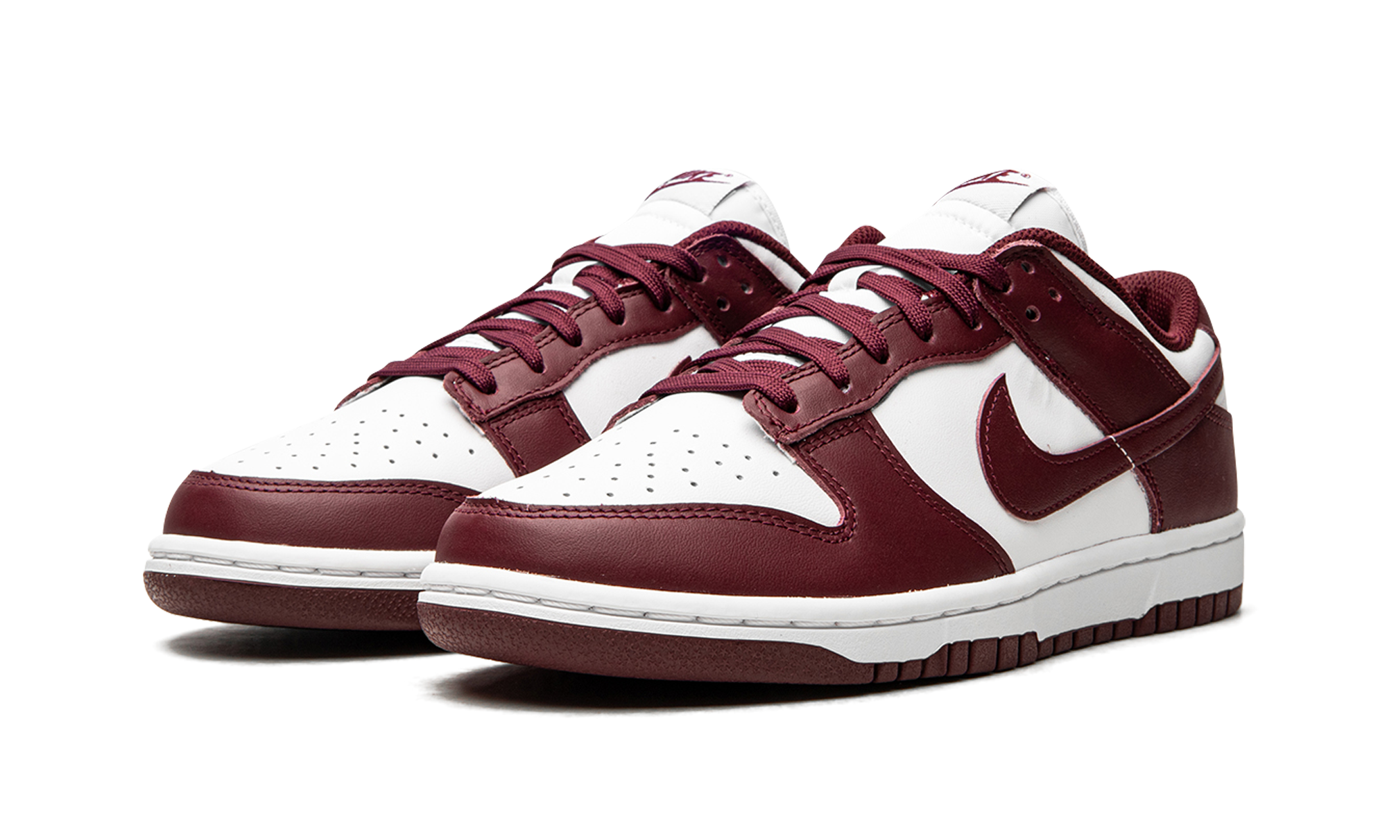 nike dunk low bordeaux women s+DD1503-108+diagnol left view