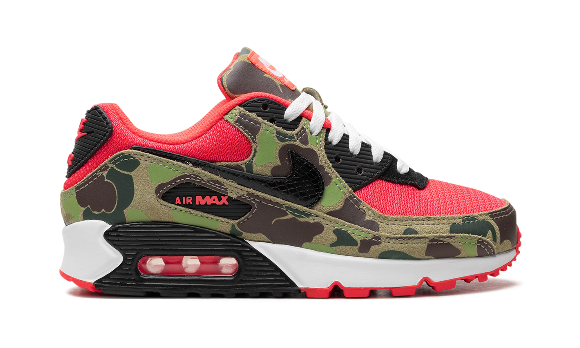 nike air max 90 reverse duck camo+CW6024-600+diagnol right view