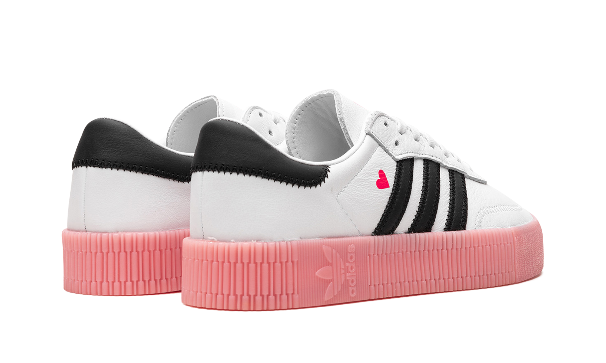 adidas sambarose valentine women s+EF4965+diagnol right behind view