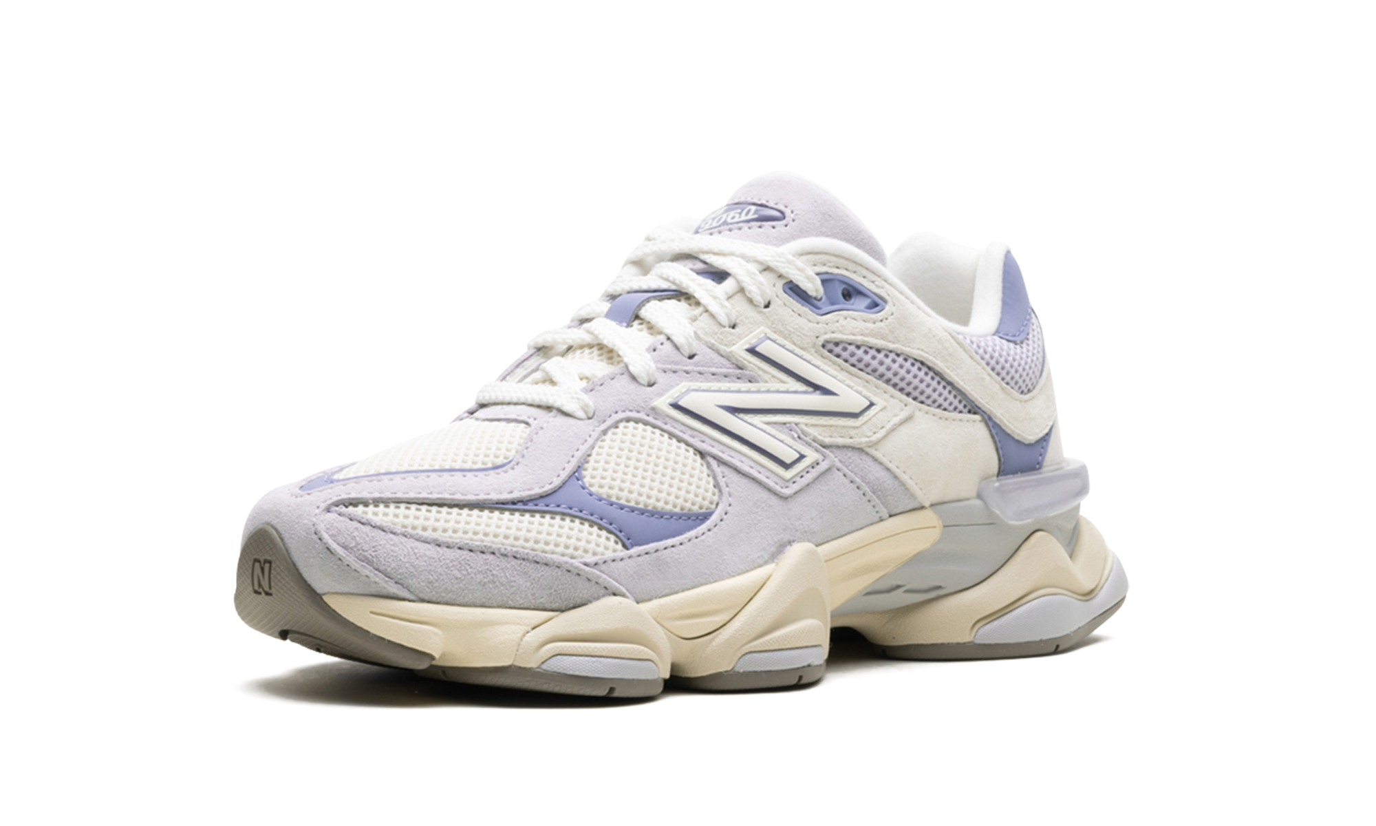 new balance 9060 pearl grey linen+U9060EEL+left diagnol single view