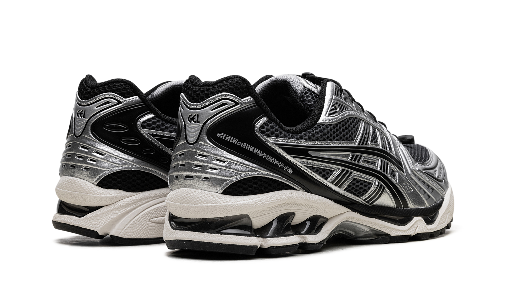 asics gel kayano 14 unlimited pack carrier grey+1203A549-020+diagnol right behind view