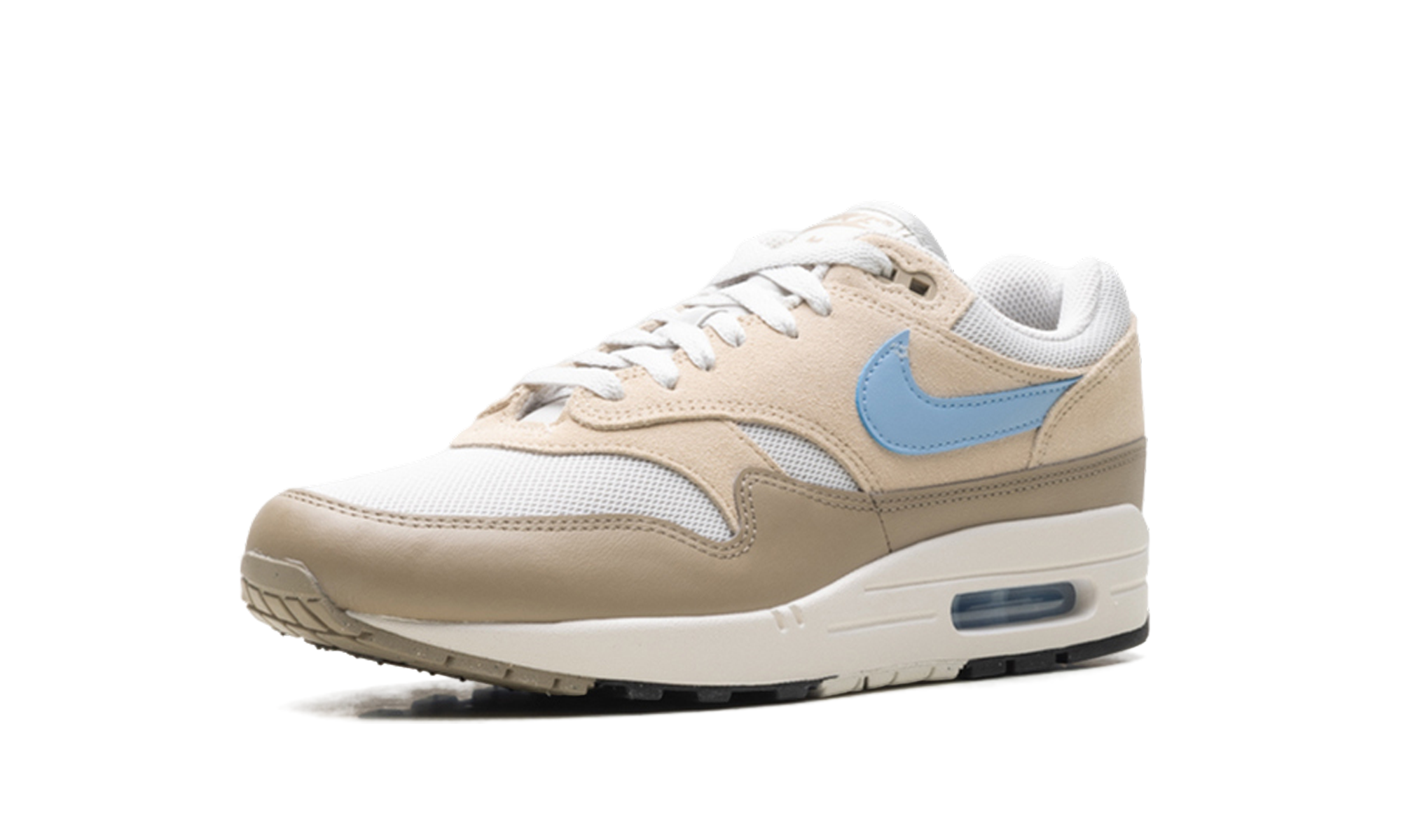 nike air max 1 essential light bone psychic blue+FZ5808-009+left diagnol single view
