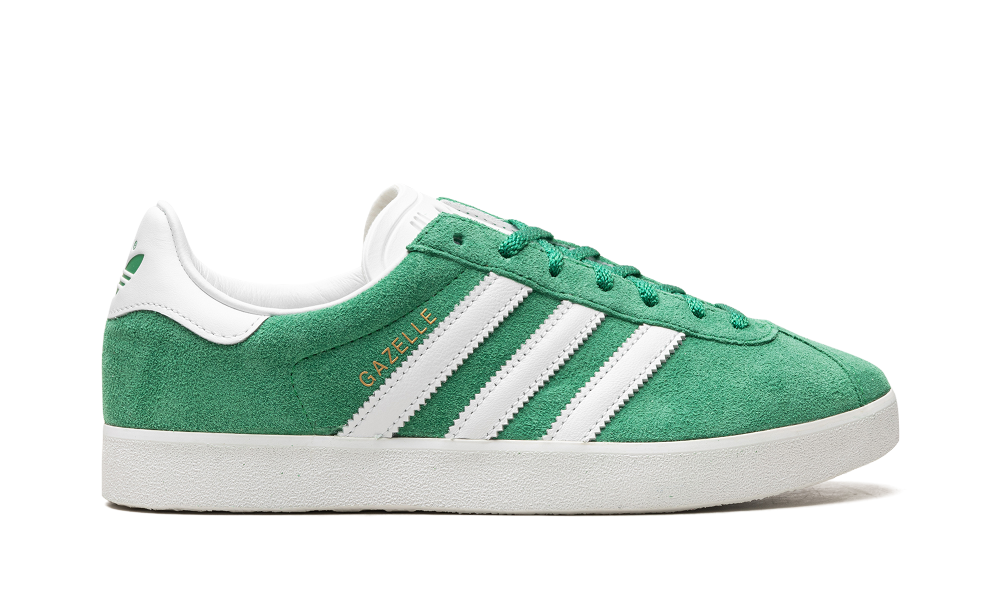 adidas gazelle 85 green white gold metallic+IE2165+right view