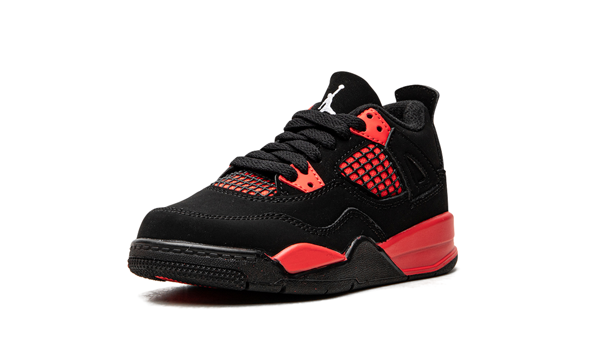 jordan 4 retro red thunder ps+BQ7669-016+left diagnol single view