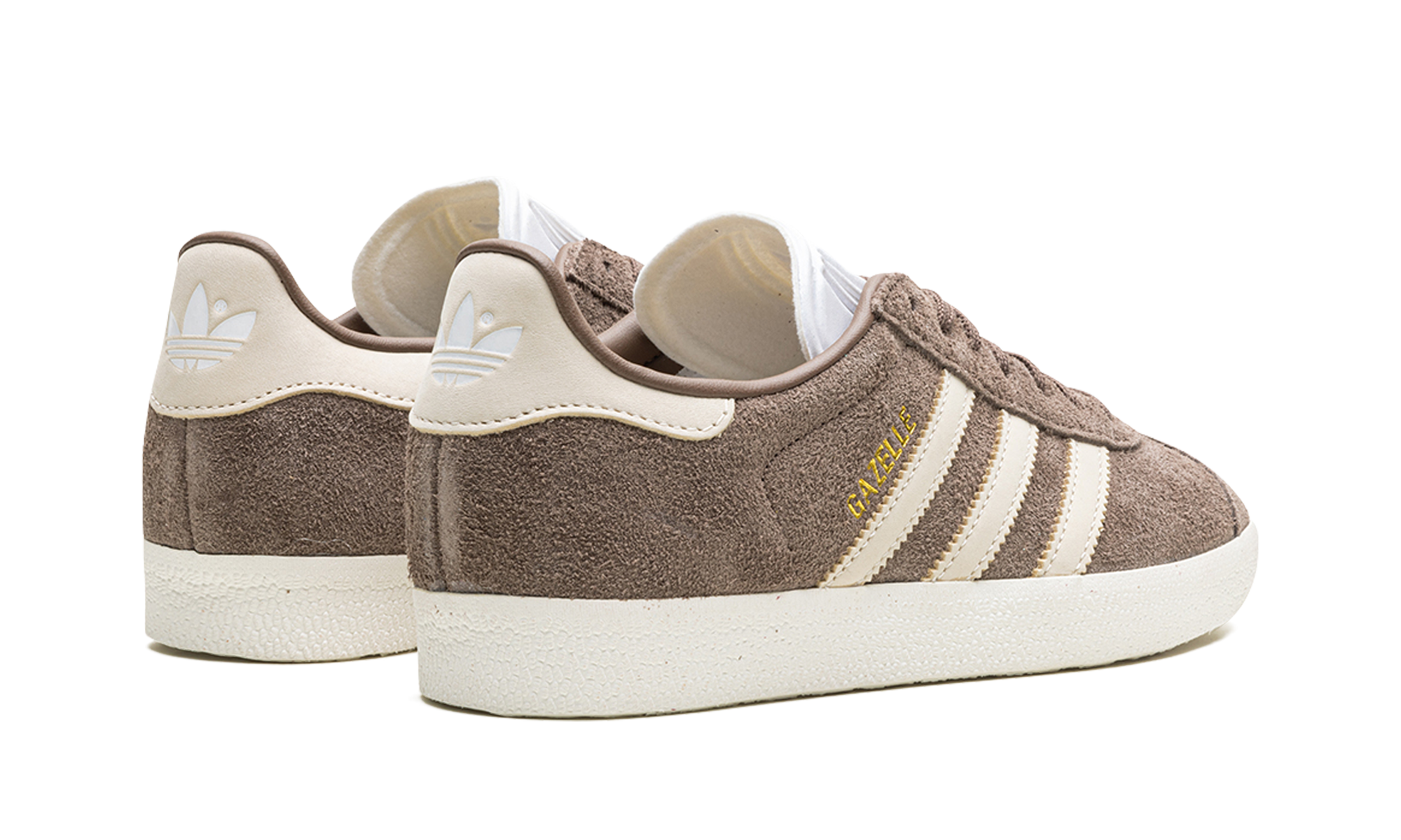 adidas gazelle earth strata wonder white off white women s+IG4392+diagnol right behind view