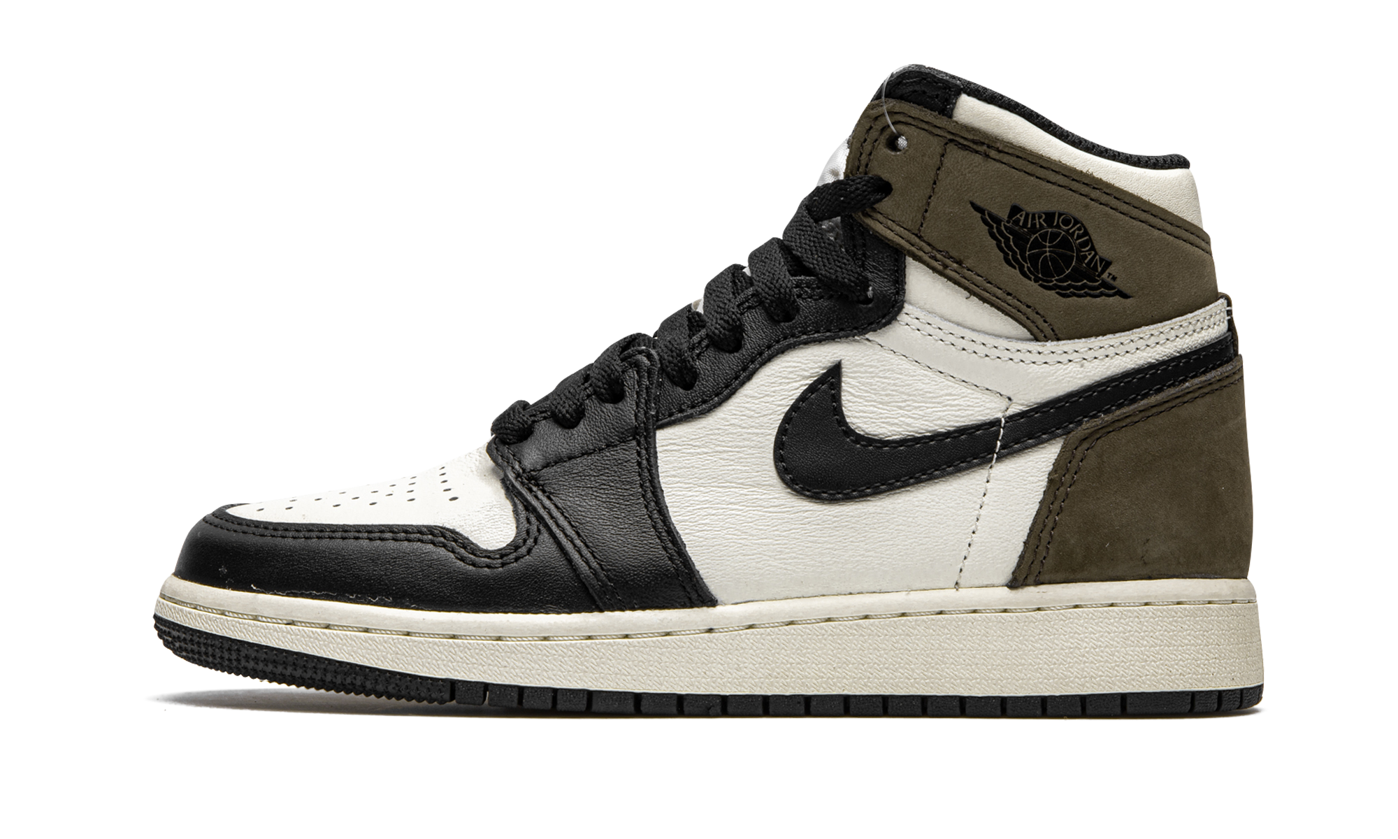 jordan 1 retro high dark mocha gs+575441-105+diagnol right view 1