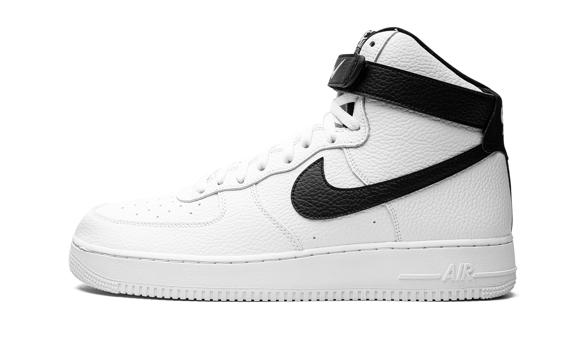 nike air force 1 high 07 white black+CT2303-100+diagnol right view 1