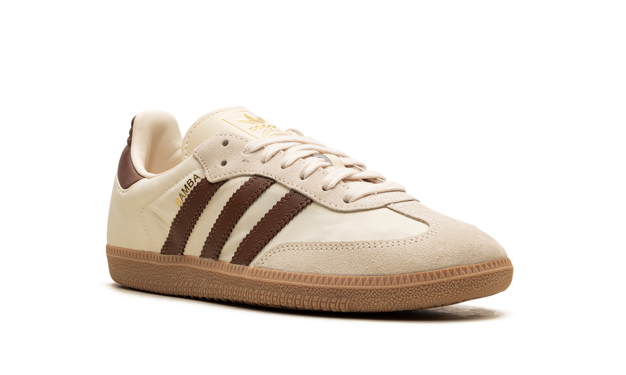 adidas samba og cream white preloved brown+ID1447+diagnol right view