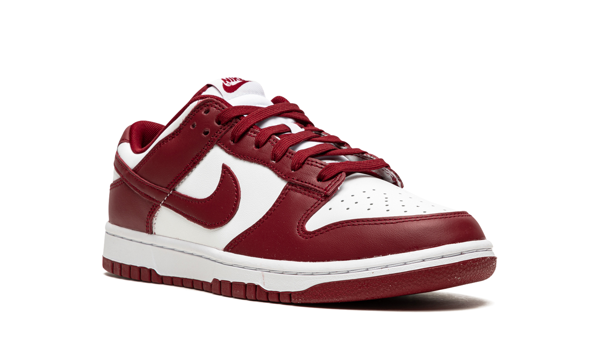 nike dunk low team red+DD1391-601+diagnol right view