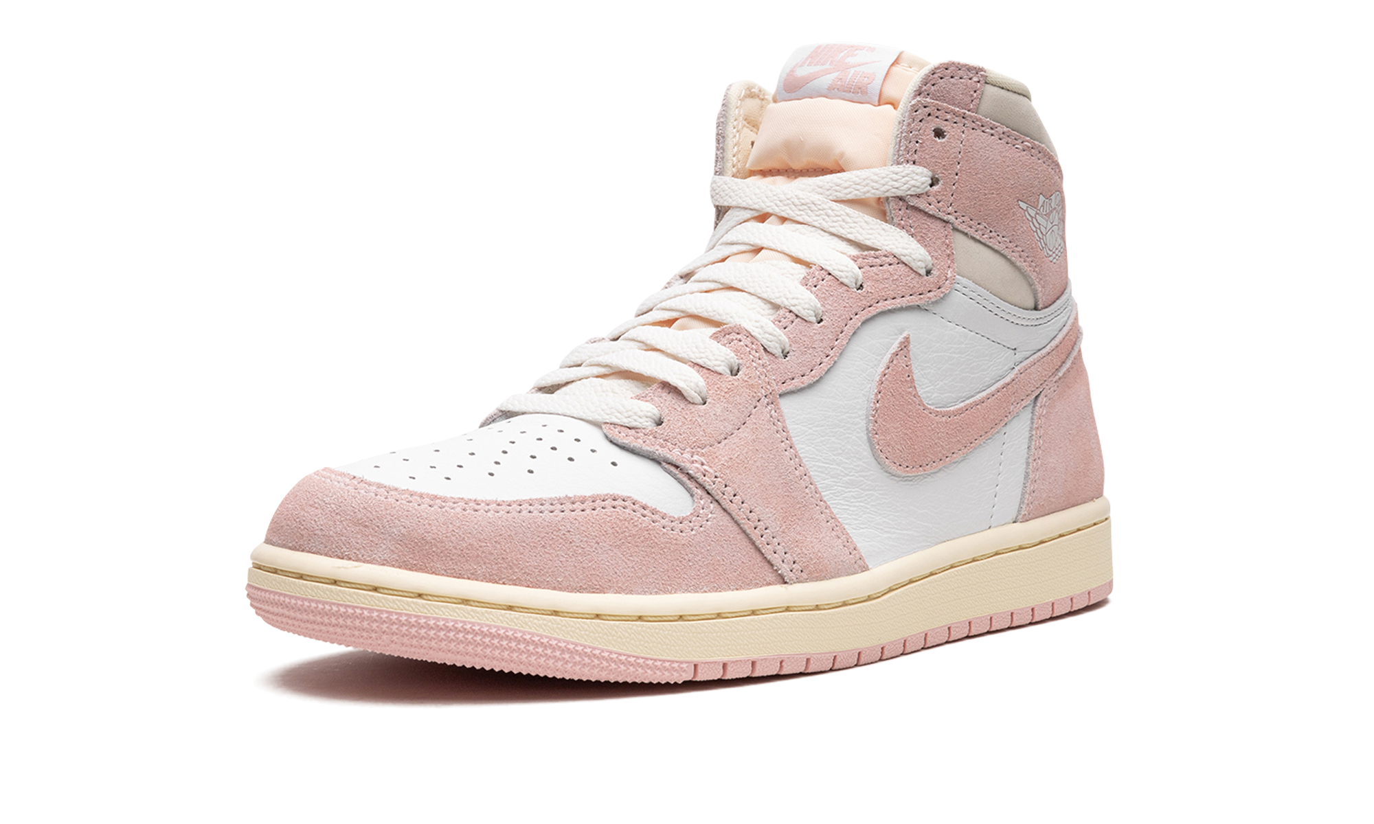 jordan 1 retro high og washed pink women s+FD2596-600+left diagnol single view