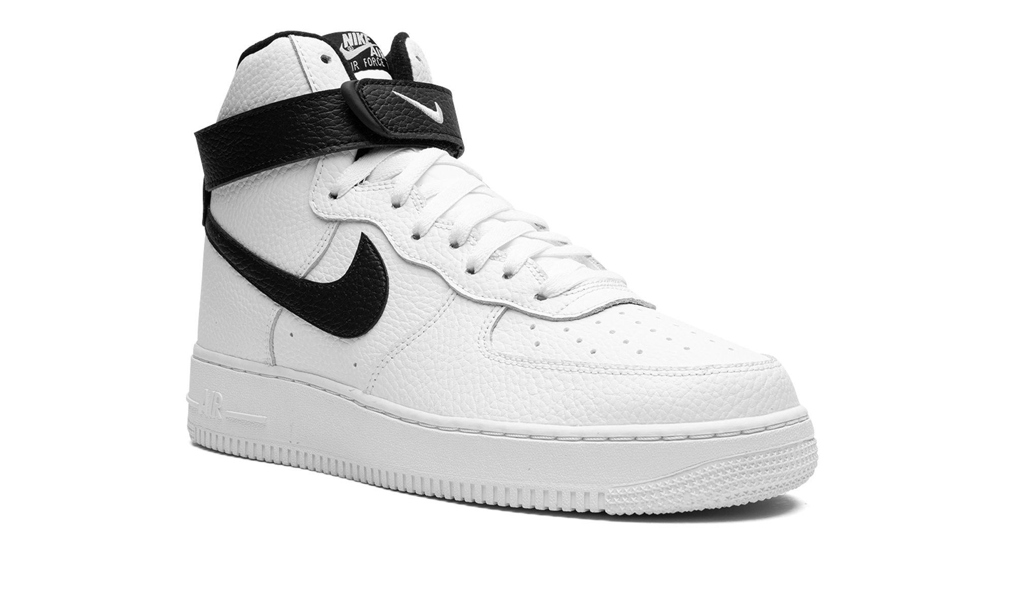 nike air force 1 high 07 white black+CT2303-100+diagnol right view