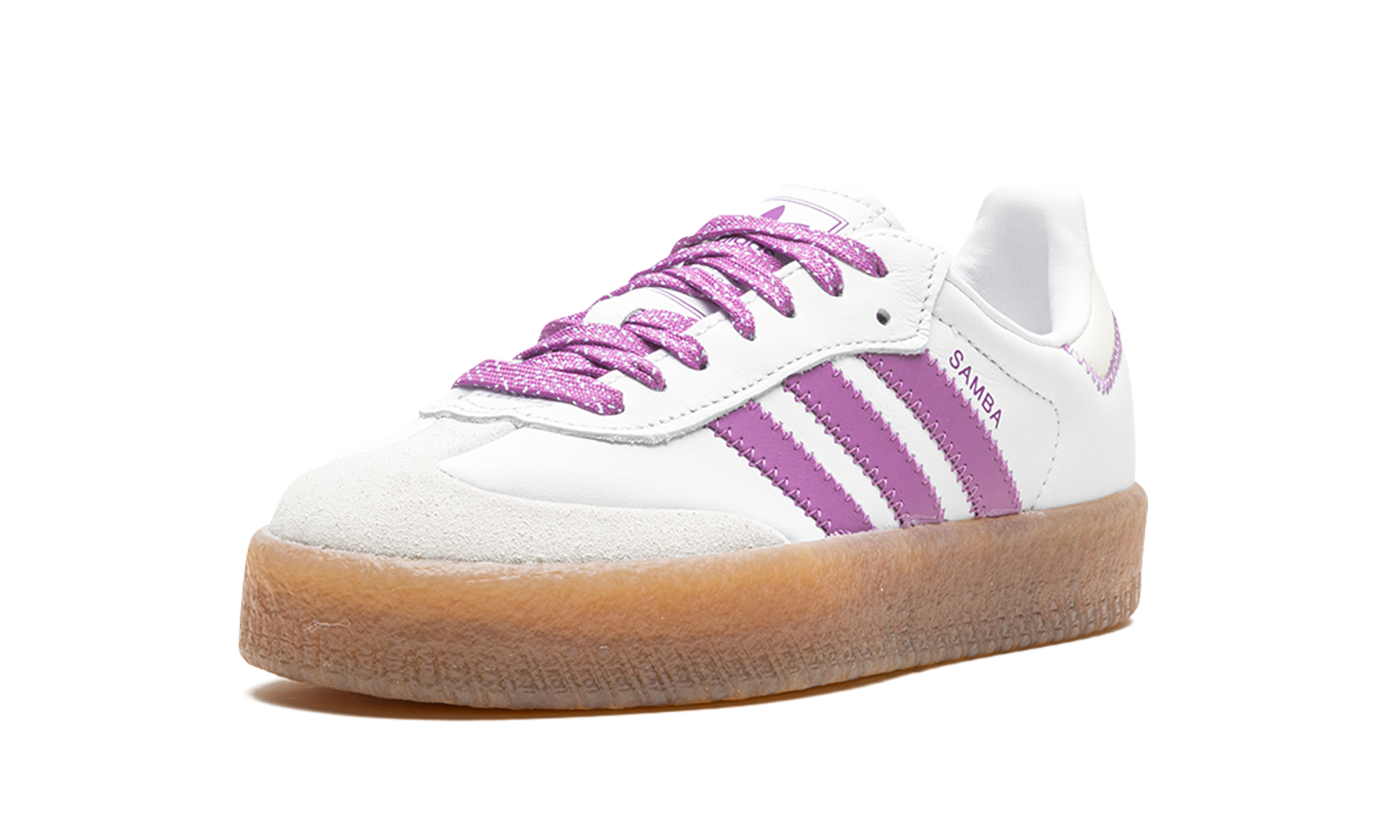 adidas sambae preloved purple women s+IE9106+left diagnol single view