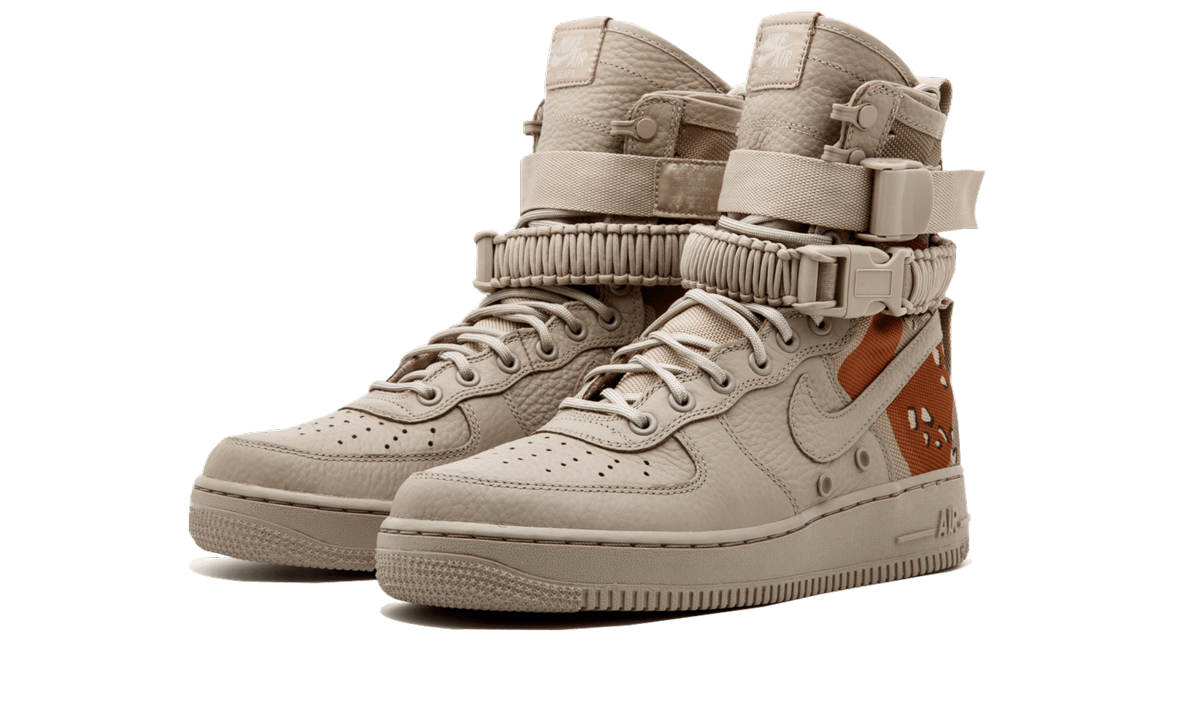 nike sf air force 1 desert camo+864024-202+diagnol left view