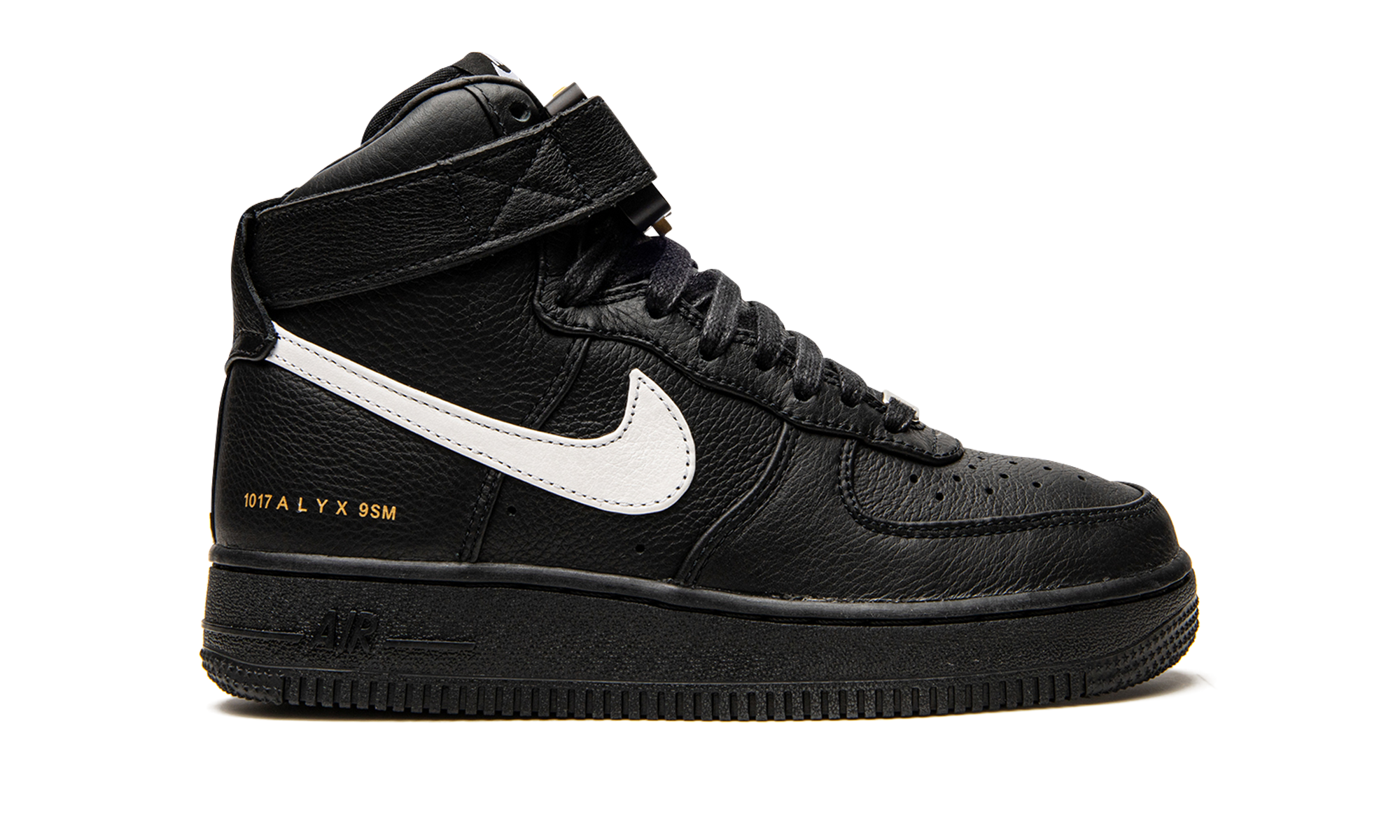 nike air force 1 high 1017 alyx 9sm black white+CQ4018-002+right view