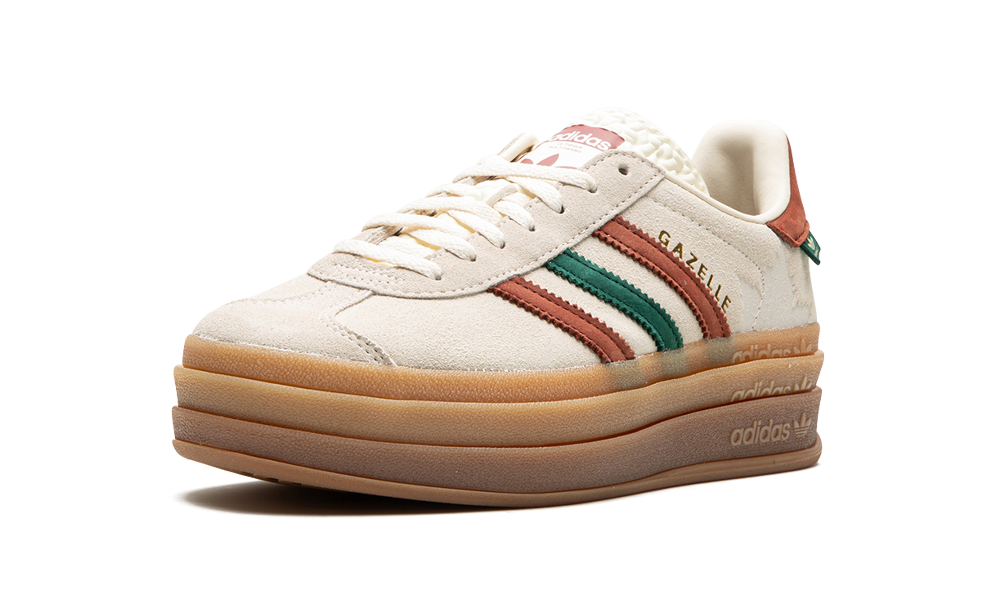 adidas gazelle bold maple leaf women s+IG3685+left diagnol single view