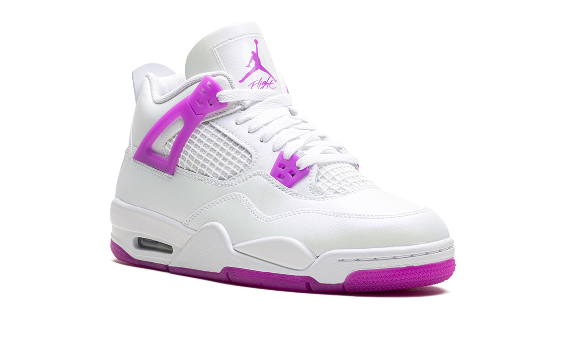 jordan 4 retro hyper violet gs+FQ1314-151+diagnol right view
