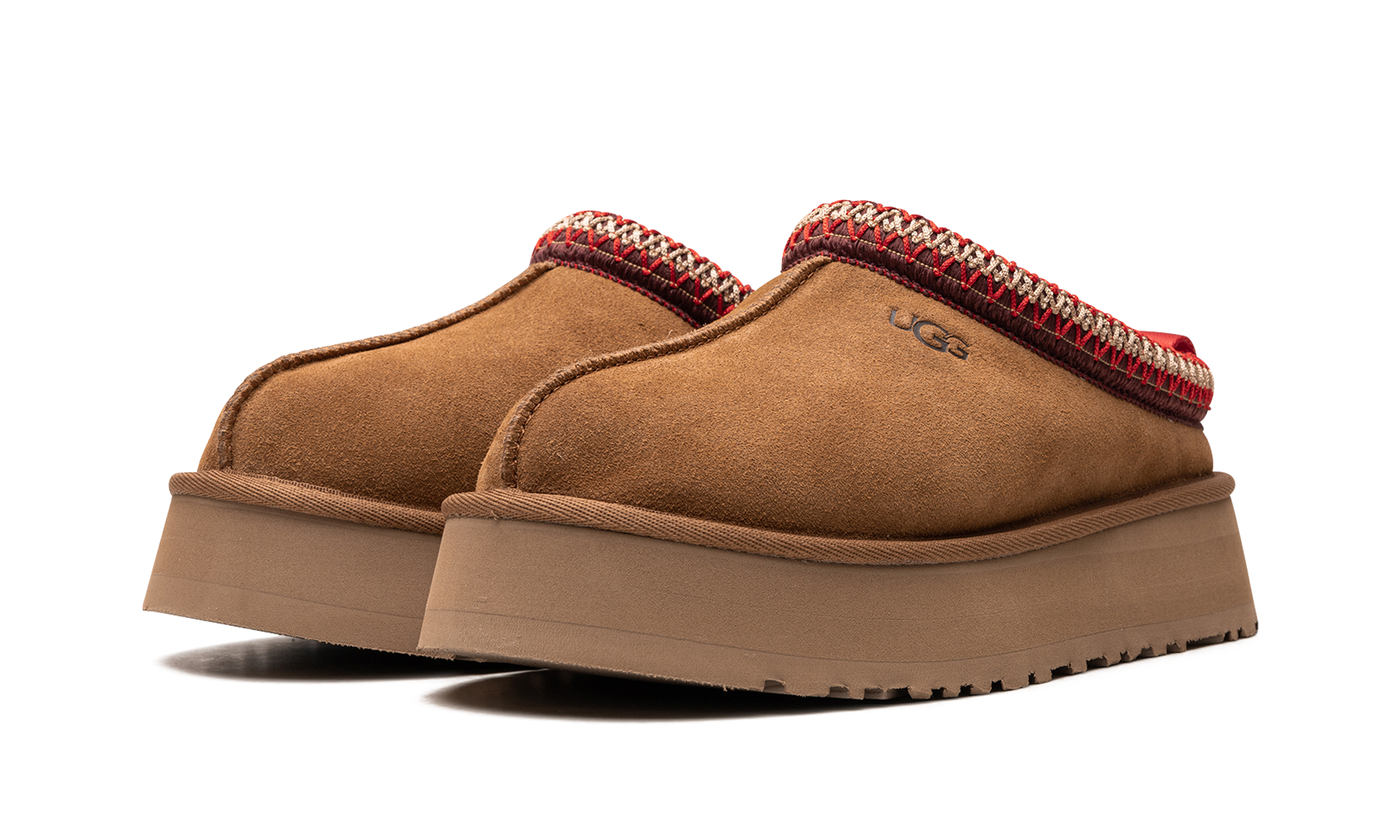 ugg tazz slipper chestnut women s+1122553-CHE+diagnol left view