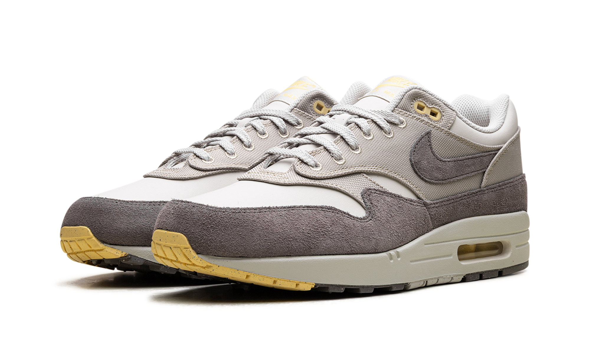 nike air max 1 premium cave stone+IB6390-001+diagnol left view