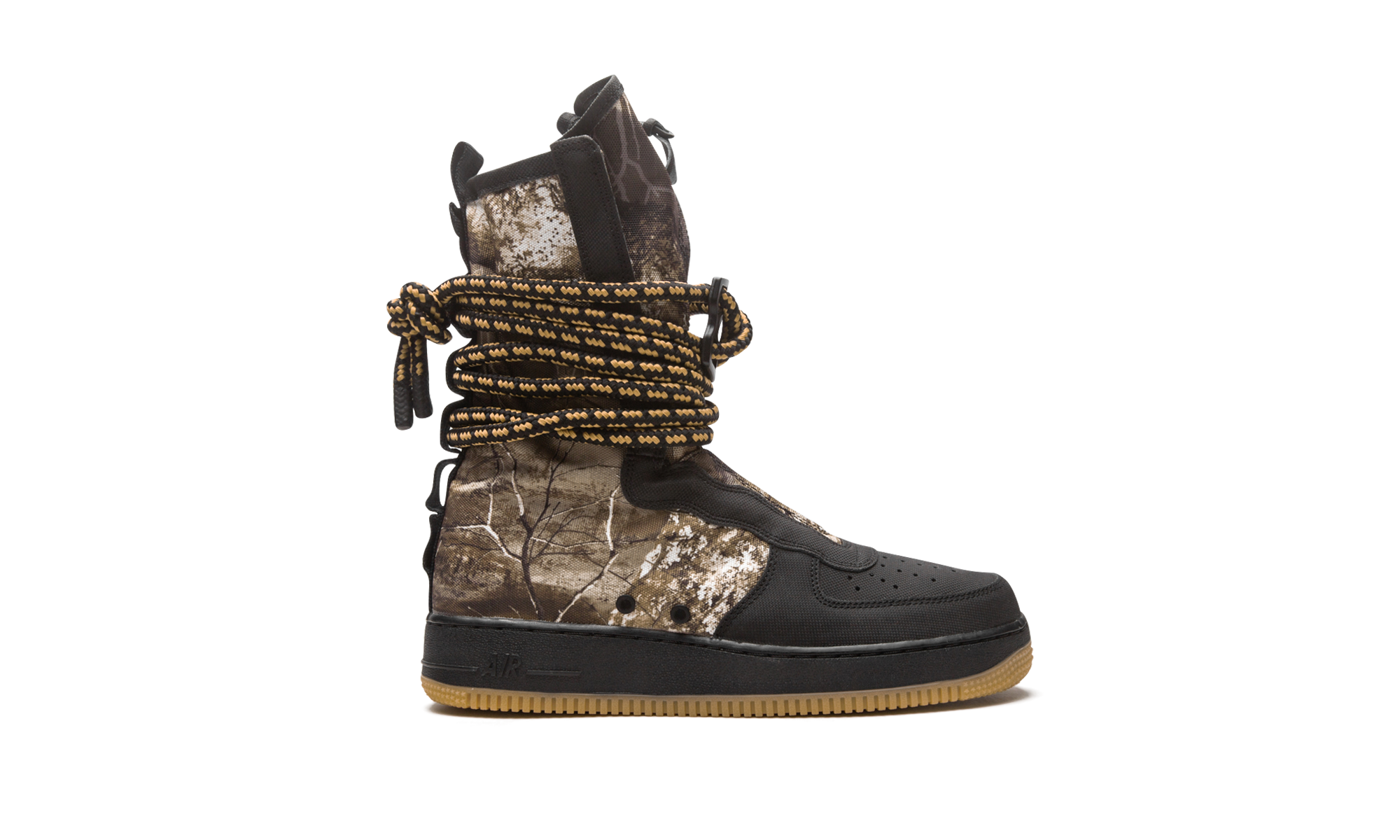 nike sf air force 1 high realtree black+AA1128-004+right view