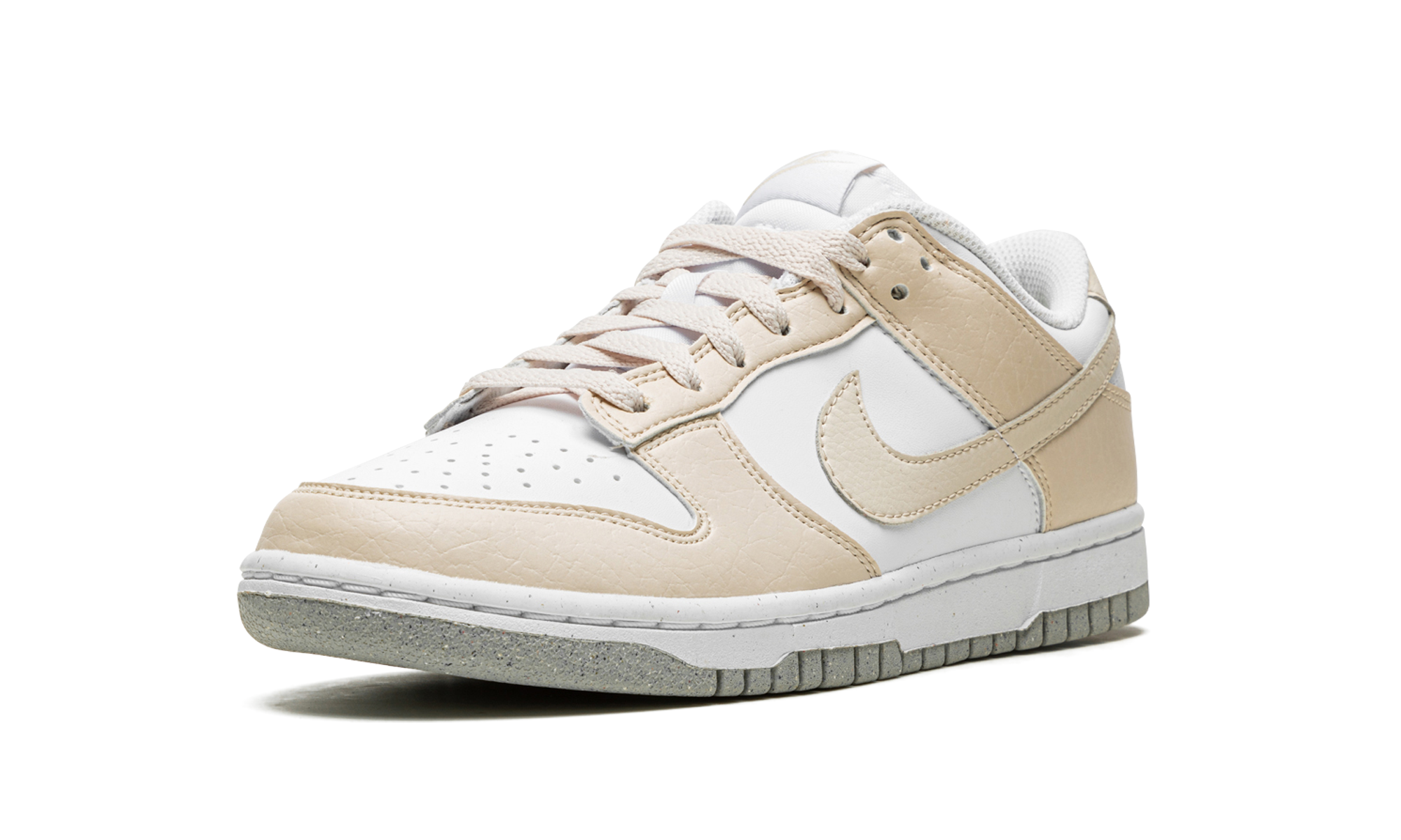 nike dunk low next nature white light orewood brown women s+DN1431-100+left diagnol single view