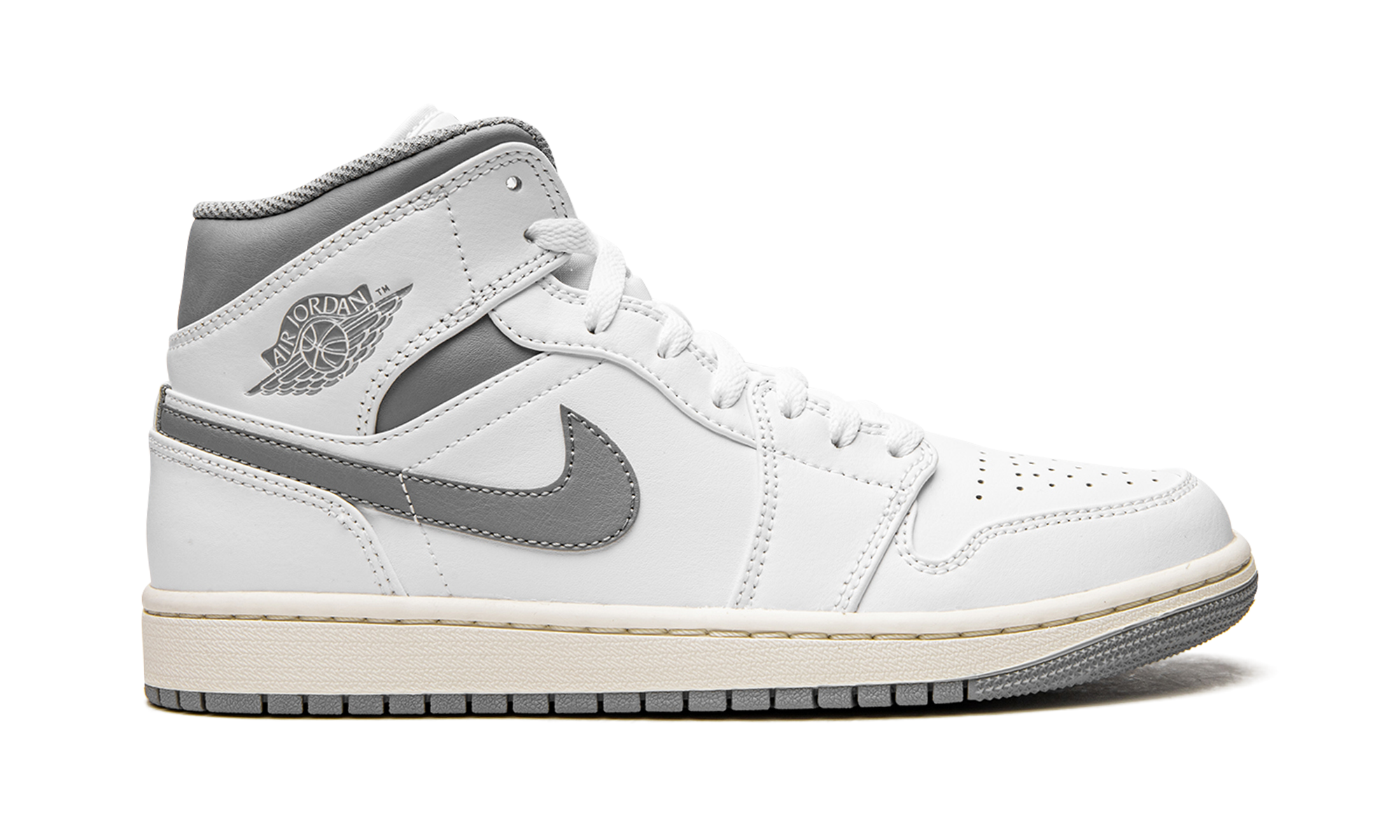 air jordan 1 mid neutral grey+554724-135+right view