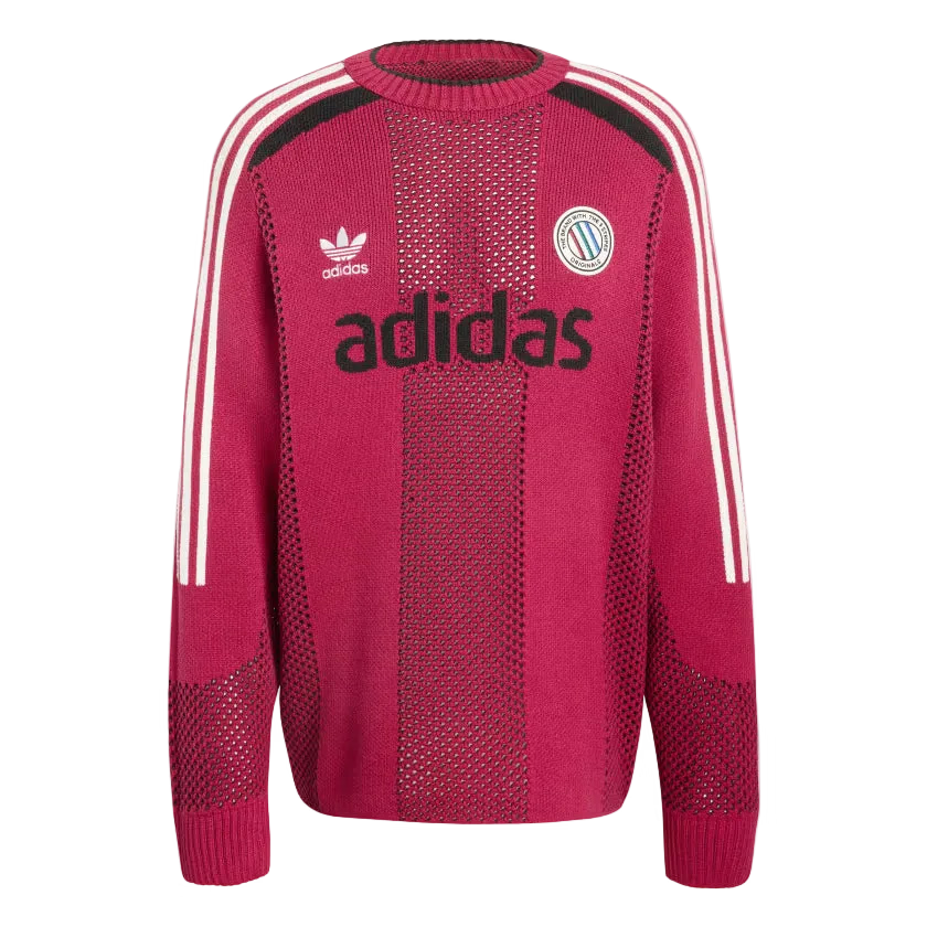 adidas Adicolor Blokecore Knit Longsleeve Pullover Rood