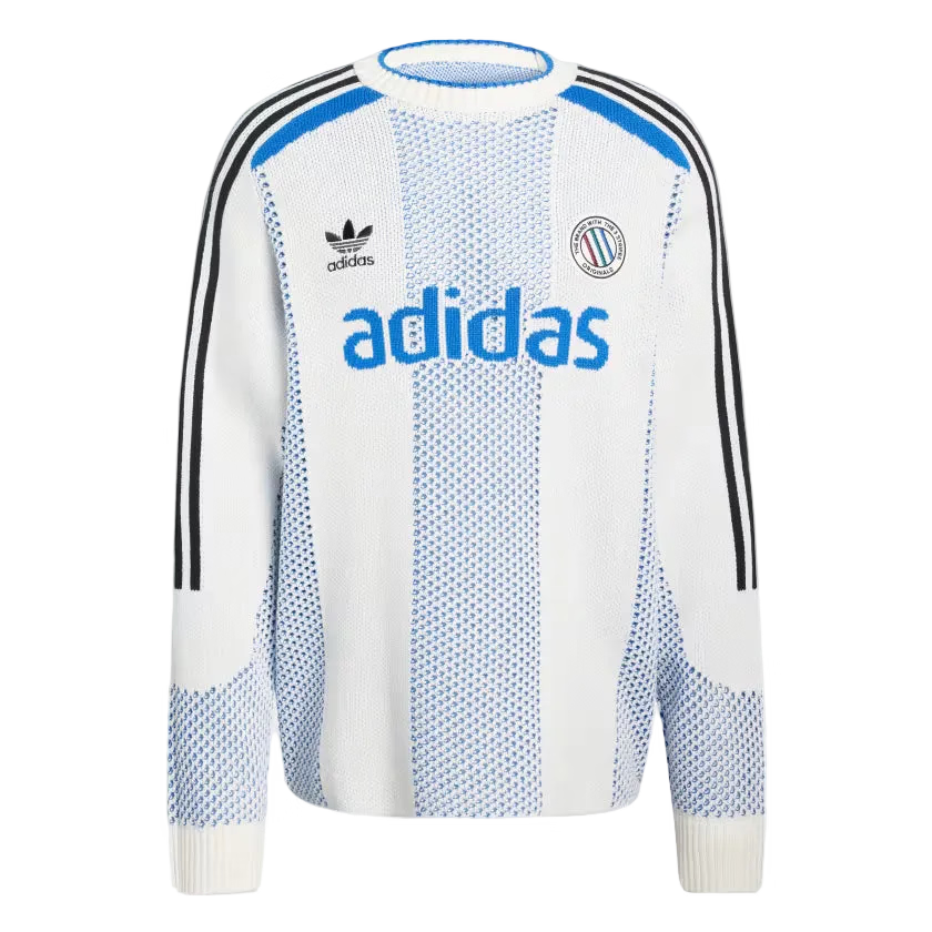 adidas Adicolor Blokecore Knit Longsleeve Pullover Wit