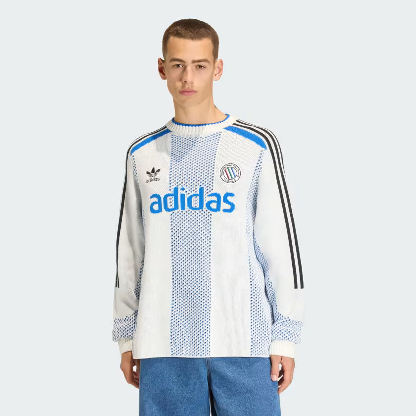 adidas Adicolor Blokecore Knit Longsleeve Pullover Wit