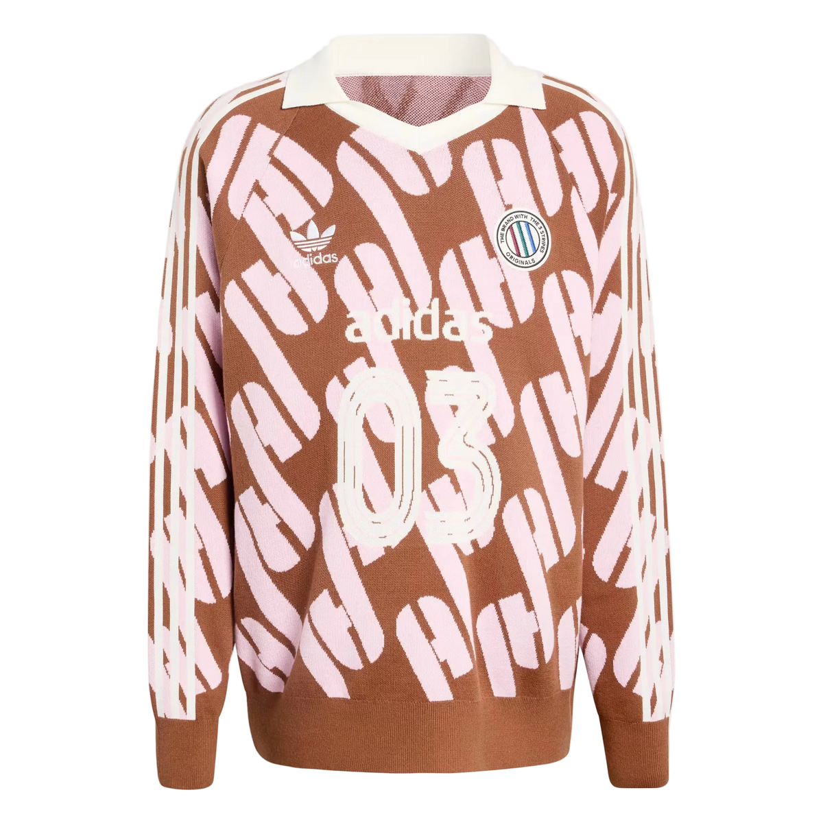 adidas Adicolor Blokecore Knit Polo Bruin