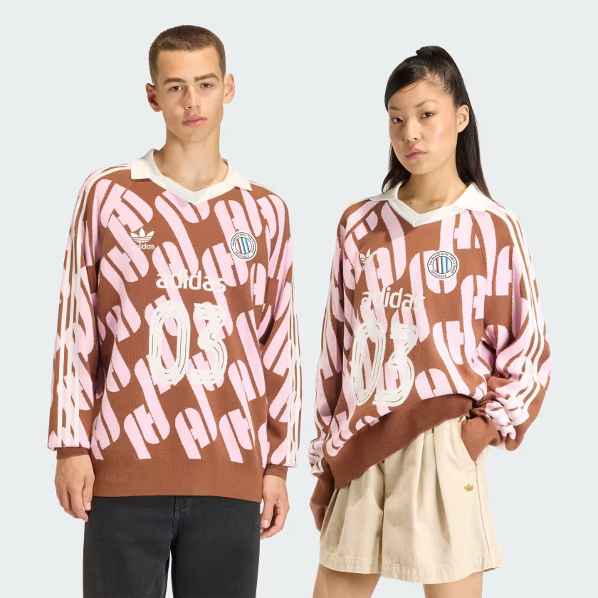 adidas Adicolor Blokecore Knit Polo Bruin