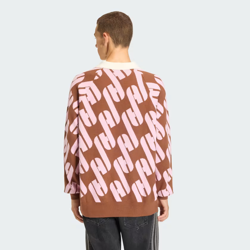 adidas Adicolor Blokecore Knit Polo Bruin