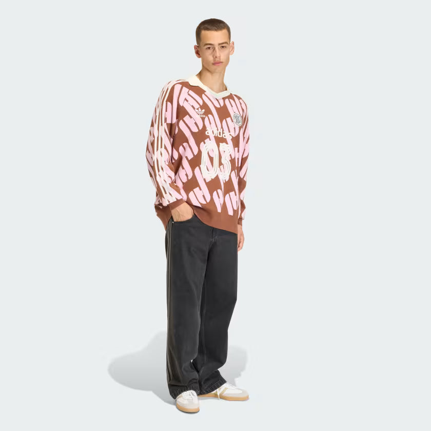 adidas Adicolor Blokecore Knit Polo Bruin