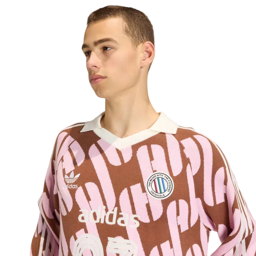 adidas Adicolor Blokecore Knit Polo Bruin