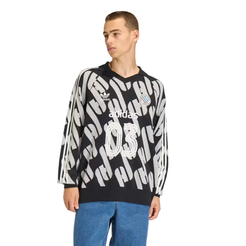 adidas Adicolor Blokecore Knit Polo Zwart