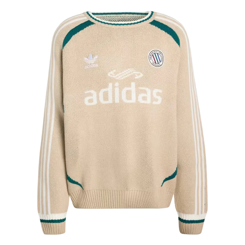 adidas Adicolor Blokecore Knit Sweater Beige