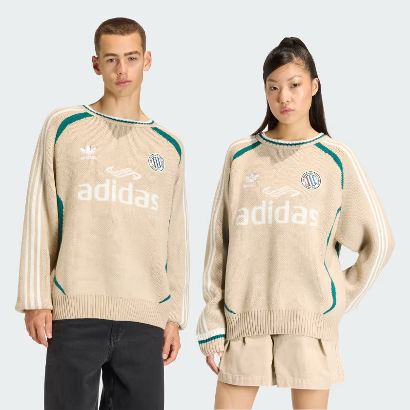 adidas Adicolor Blokecore Knit Sweater Beige