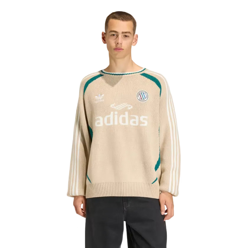 adidas Adicolor Blokecore Knit Sweater Beige