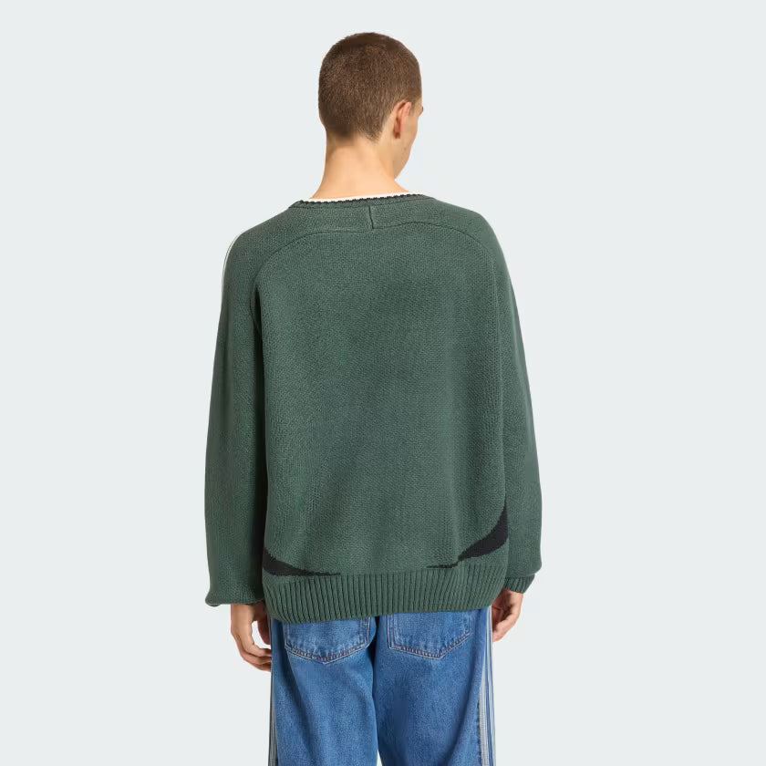 adidas Adicolor Blokecore Knit Sweater Groen