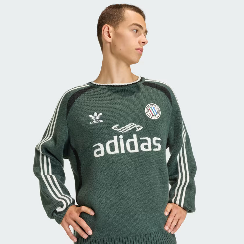 adidas Adicolor Blokecore Knit Sweater Groen